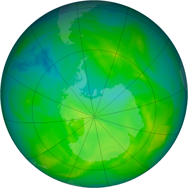 Ozone Map 1980-11-23